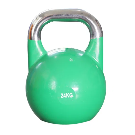 Chine prix bon marché couleur poudre peinte en fonte équipement de puissance de gymnastique multifonctionnel Fitness Kettlebell